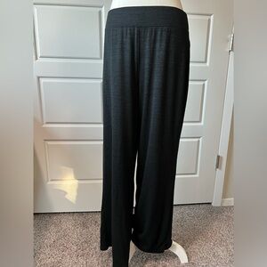 Gap‎ Wide Leg Lounge Pants Comfy Knit Casual Black Trousers Medium